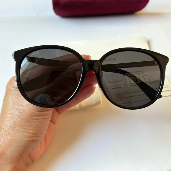 Authentic Gucci 57mm round sunglasses - Picture 9 of 11